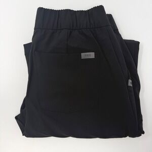 FIGS PRO Skinny Zip Fly Scrub Pants Black Women Small Slim Fit Medical Nursing
